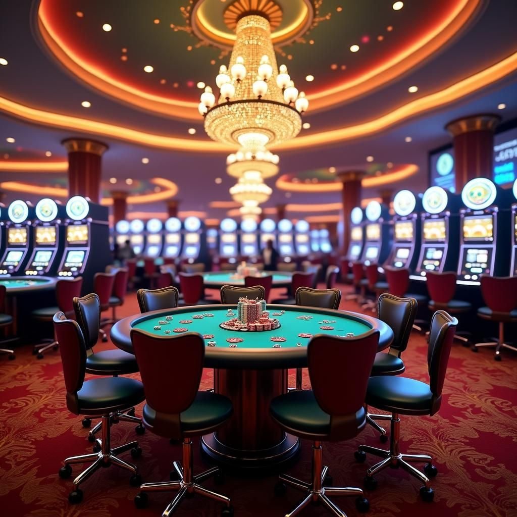 VIP lounge atmosphere representing exclusive membership benefits at an online casino